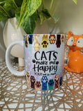 Cats make me happy